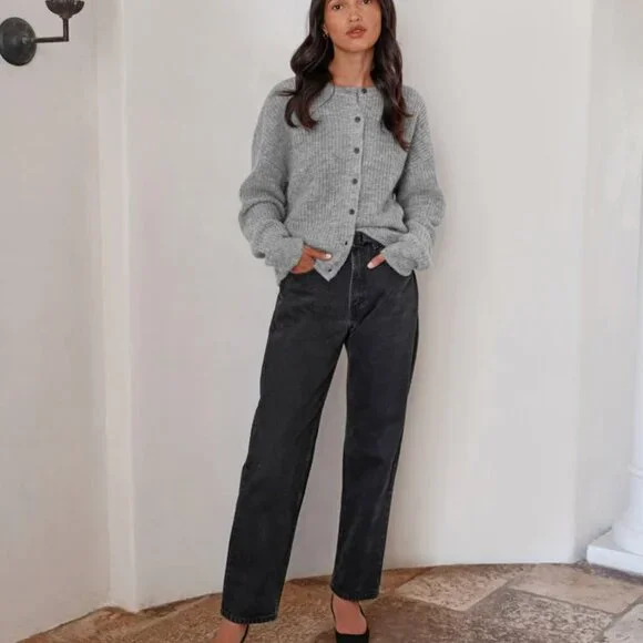 Jenni Kayne Hayes Crewneck Sweater in Gray - Picture 2 of 4